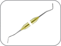 Штопфер  обратноконусный, Ø 1,4 мм – гладилка средняя, ширина 1,5 мм, цвет ручки "золотой"