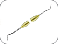 Штопфер  обратноконусный, Ø 1,4 мм – гладилка дистальная малая, ширина 1,5 мм, цвет ручки "золотой"