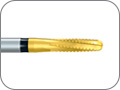 Бор для разрезания металлических коронок, твердосплавный, хвостовик турбинный (FG), L раб. части 6,5 мм, Ø=1,6 мм, применять под углом 45°