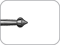 Бор алмазный для обработки края полости / окклюзионных поверхностей, "финишный", хвостовик турбинный (FG), L раб. части 1,5 мм, Ø=2,5 мм