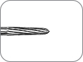Финир для конусного уступа и препарирования полости, торпедовидный короткий, 8 лезвий "стандартный", хвостовик турбинный (FG), L раб. части 5,0 мм, Ø=1,2 мм, угол 2°