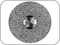Диск алмазный двухсторонний для сепарации и предварительного контурирования керамики,  хвостовик прямой (HP), толщ. диска 0,30 мм, Ø=22,0 мм