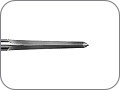 Фреза для разрезания акриловых вакуумных капп, твердосплавная трехгранная, хвостовик прямой (HP), L раб. части 13,0 мм, Ø=2,3 мм