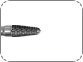 Фреза для обработки акрила и металлических сплавов, конусная, скругленный кончик, хвостовик прямой (HP), L раб. части 9,5 мм, Ø=4,0 мм