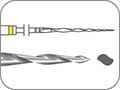 Файл эндодонтический никель-титановый для машинного препарирования корневых каналов, сечение - "двойная S", конусность .06, L=31 мм, Ø=0,20 мм