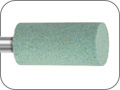 Камень алмазный с керамической связкой (DCB) для обработки всех видов керамики (вкл. ZrO2) и твёрдых металлических сплавов, цилиндрический, хвостовик прямой (HP), L раб. части 13,0 мм, Ø=6,5 мм